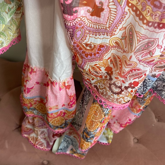 Boho Millie Dress Never Fully
Dressed Multicolor V-Neck Bohemian Dress - Picture 4 of 14